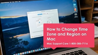 How to Change Time Zone and Region on Mac - Mac Support Care 1-800–385–7116