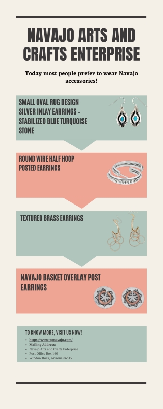 Buy Stylish Navajo Earrings at Navajo Arts And Crafts Enterprise