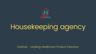 Housekeeping agency