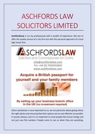 The Best Lawyers Immigration lawyer Harrow& Nearby!