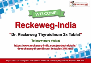 Dr. Reckeweg Thyroidinum 3x Tablets