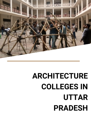 architecture colleges in uttar pradesh