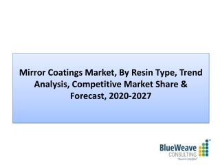 Mirror Coatings Market Growth Analysis, Demand