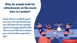 best live music bars in London