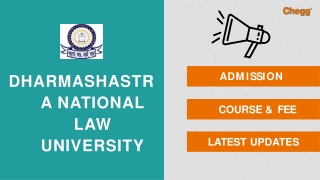 Dharmashastra National Law University