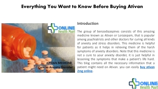 Everything You Want to Know Before Buying Ativan