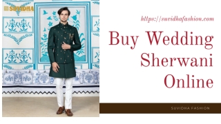 Buy Wedding Sherwani Online