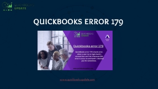 Follow these steps to fix quickbooks error 179