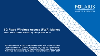 5G Fixed Wireless Access (FWA) Market 2020
