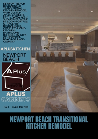 Newport Beach Transitional Kitchen Remodel