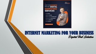 Internet Marketing for your Business- Digital Hub Solution