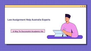 Law Assignment Help Australia Experts