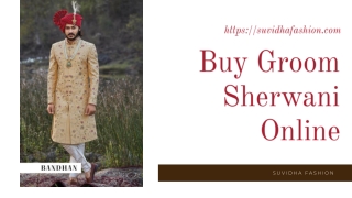 Buy Groom Sherwani Online