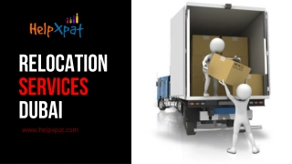 Relocation Services in Dubai