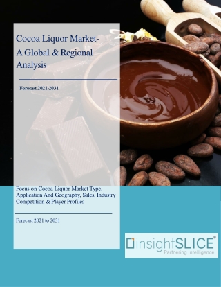 Cocoa Liquor Market Share, Trends, Analysis and Forecasts, 2021-2031