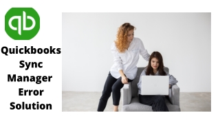 Fix Quickbooks Sync Manager Error?