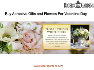 Buy Attractive Gifts and Flowers For Valentine Day