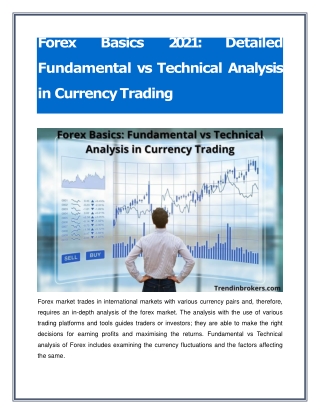 Forex Basics 2021: Detailed Fundamental vs Technical Analysis in Currency Tradin