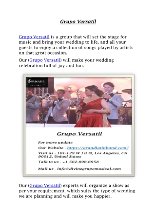 Grupo Versatil