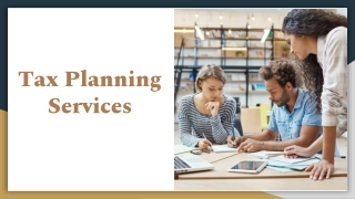 Corporate and Personal Tax Planning Services