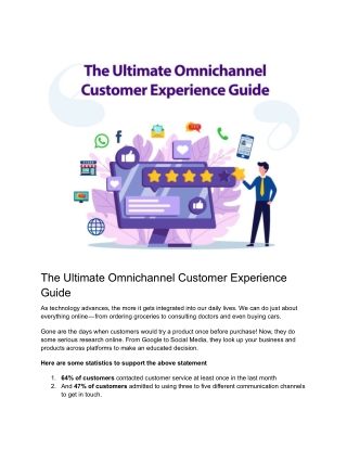 The Ultimate Omnichannel Customer Experience Guide
