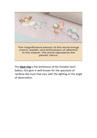 Opal Jewelry - Beautiful Gemstones Or Cursed Opals.