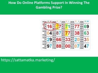 How Do Online Platforms Support In Winning The Gambling Prize