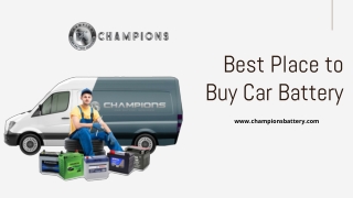 best place to buy car battery