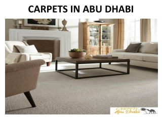 CARPETS IN ABU DHABI