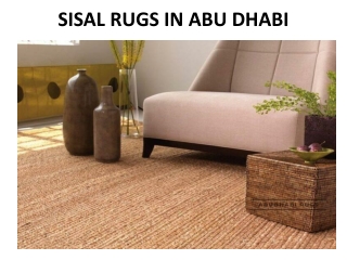 SISAL RUGS IN ABU DHABI