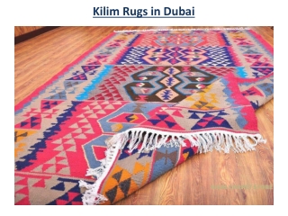 Kilim Rugs in Dubai