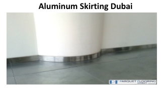 Aluminum Skirting Dubai