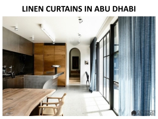 LINEN CURTAINS IN ABU DHABI