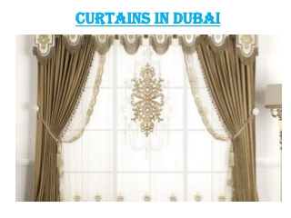 Curtains in Dubai