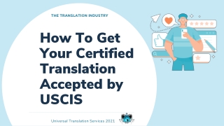 How To Get Your Certified Translation Accepted by USCIS