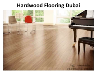 Hardwood Flooring Dubai