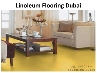 Linoleum Flooring Dubai