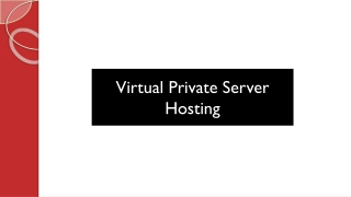 Virtual Private Server Hosting