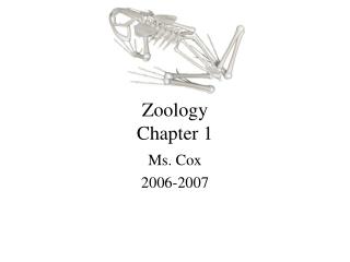 Zoology Chapter 1