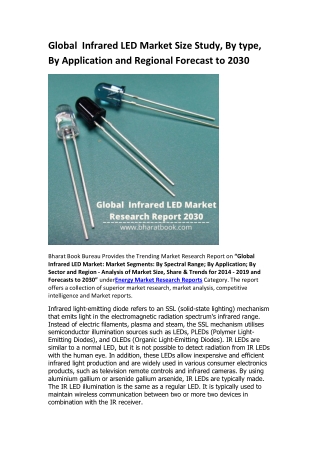 Global  Infrared LED Market Research Report 2030