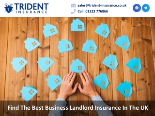 Find The Best Business Landlord Insurance In The UK