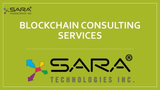 Blockchain Consulting Services
