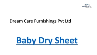 baby dry sheet