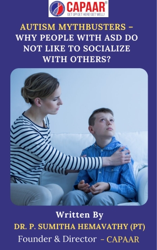 Autism Mythbusters – Best Centres for Autism in Bangalore - CAPAAR