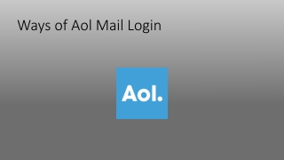 Aol mail login