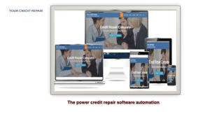 To pick the correct power credit repair software automation