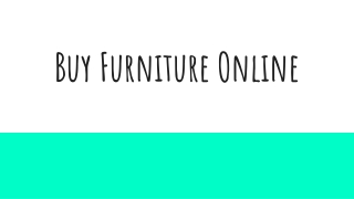 Buy Furniture Online from Springtek