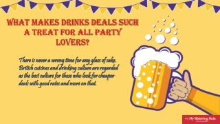 Drinks deals in London