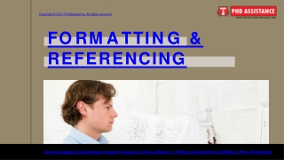 PhD Formatting and Referencing - Phdassistance