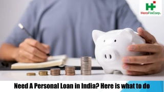 Who to Contact if You Want to Apply for a Personal Loan in India?
